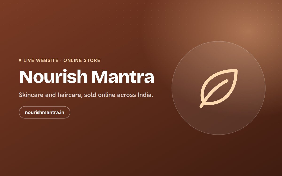 Nourish Mantra website